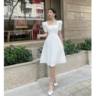  Đầm dáng xòe midi Emilyshop (S)