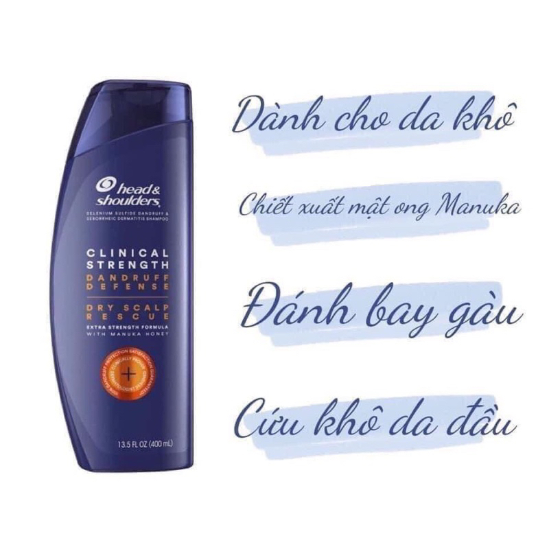 Dầu gội Head & Shoulders Clinical Strength 400ml đến từ Mỹ