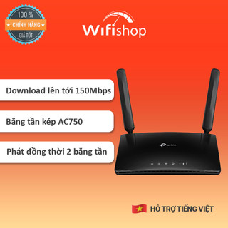 Bộ phát WiFi 4G TPLink Archer MR200 - băng tần kép AC750