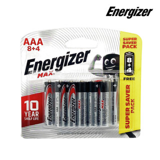 Vỉ 12 viên pin aaa energizer max 1,5v e92 siêu bền - hàng chính hãng
