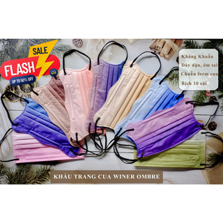 Khẩu trang winer cua ombre nhiều màu