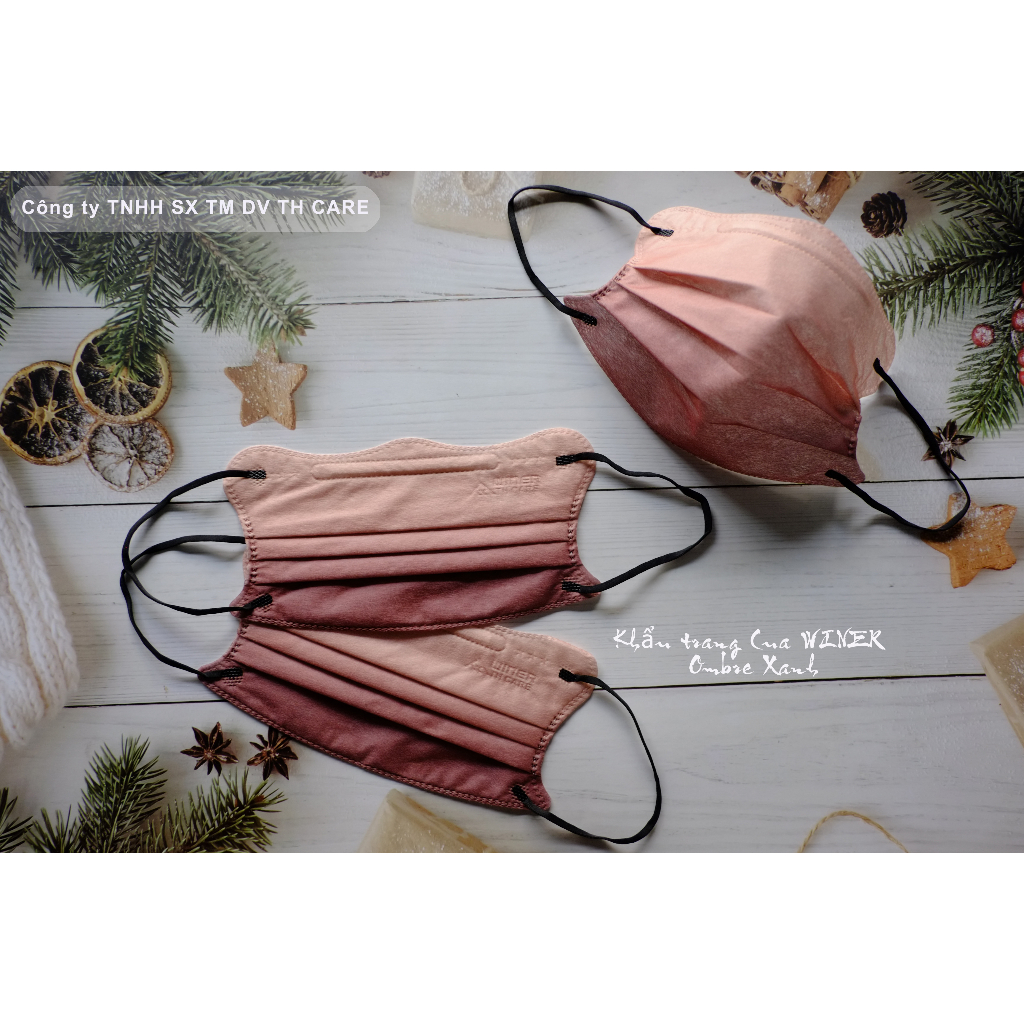 KHẨU TRANG WINER CUA OMBRE NHIỀU MÀU