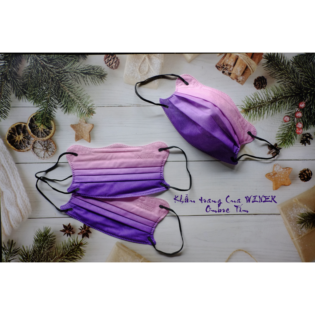 KHẨU TRANG WINER CUA OMBRE NHIỀU MÀU