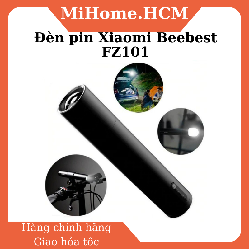 Đèn pin Xiaomi Beebest FZ101 Led siêu sáng pin lâu (Bảo hành chính hãng 3 tháng)