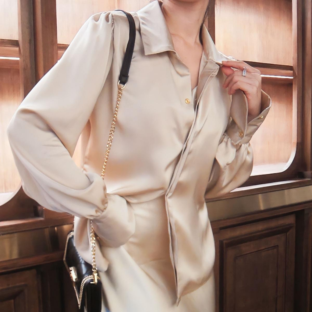 Áo Sơ Mi Lụa Hàn Châu