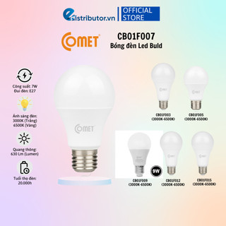 Bóng đèn led bulb comet cb01f003/cb01f005/cb01f007/cb01f009/cb01f012/cb01f015 - hàng chính hãng