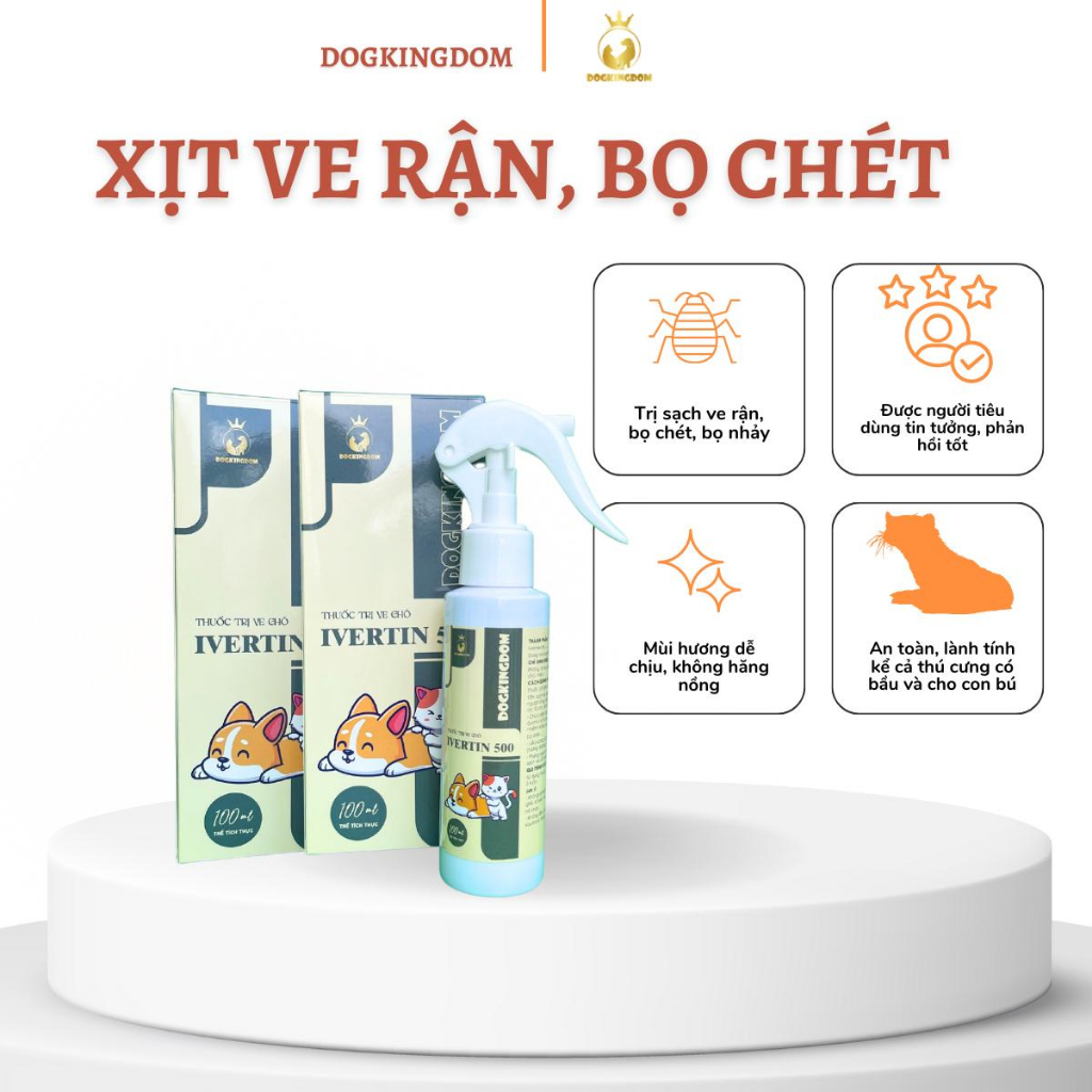 Thuốc Diệt Ve cho Chó DogKingdom