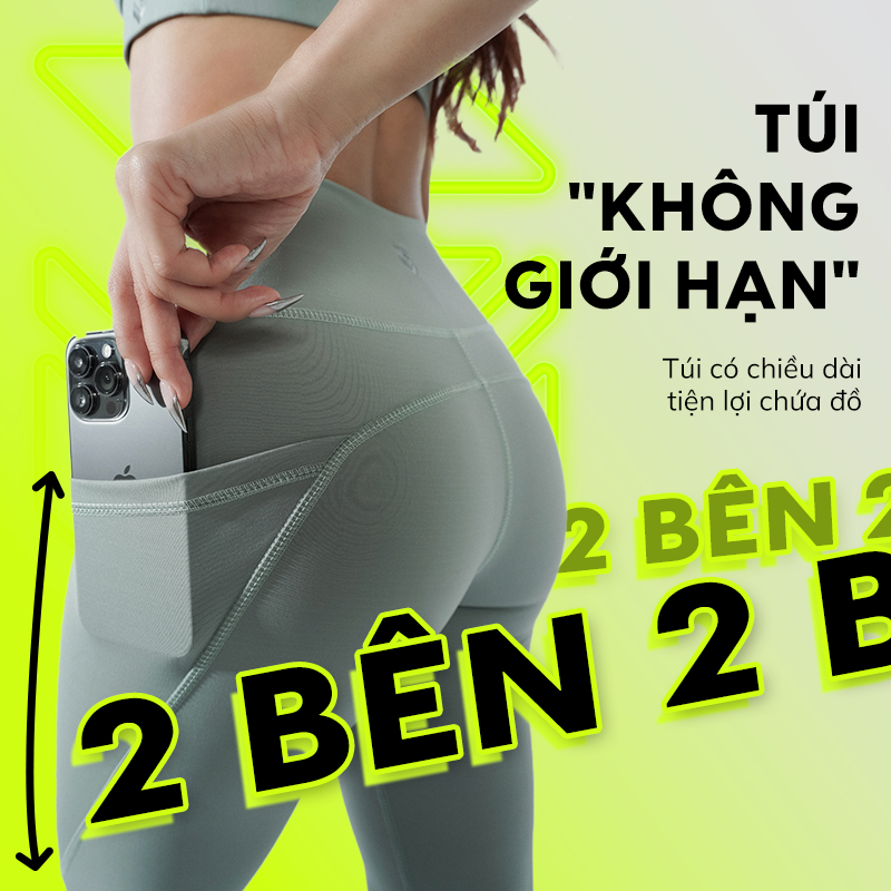 Quần Legging Nữ Dài SHAMDI Flexible Co Giãn 4 Chiều Chuyên Dùng Tập Gym Yoga,Thoáng Mát Độ Bền Cao Ôm Form - SD1148