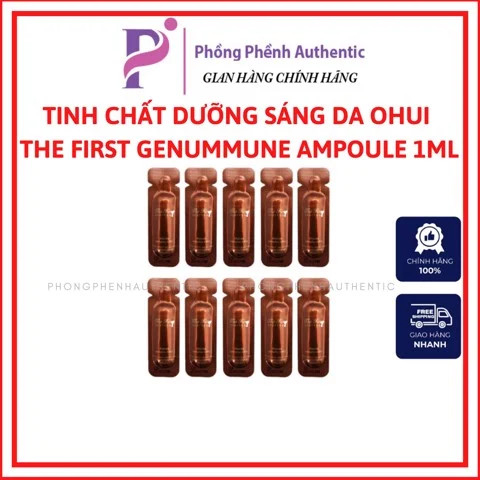 Tinh chất dưỡng OHUI THE FIRST Geniture Grnummune Vitamin Complex 8.0% Ampoule - Sample 1ml