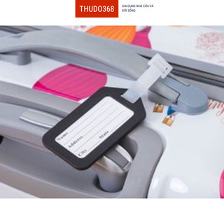 Thẻ tên treo vali hàng lý name tag định hàng lý tránh thất lạc, thẻ hành lý nhựa PVC