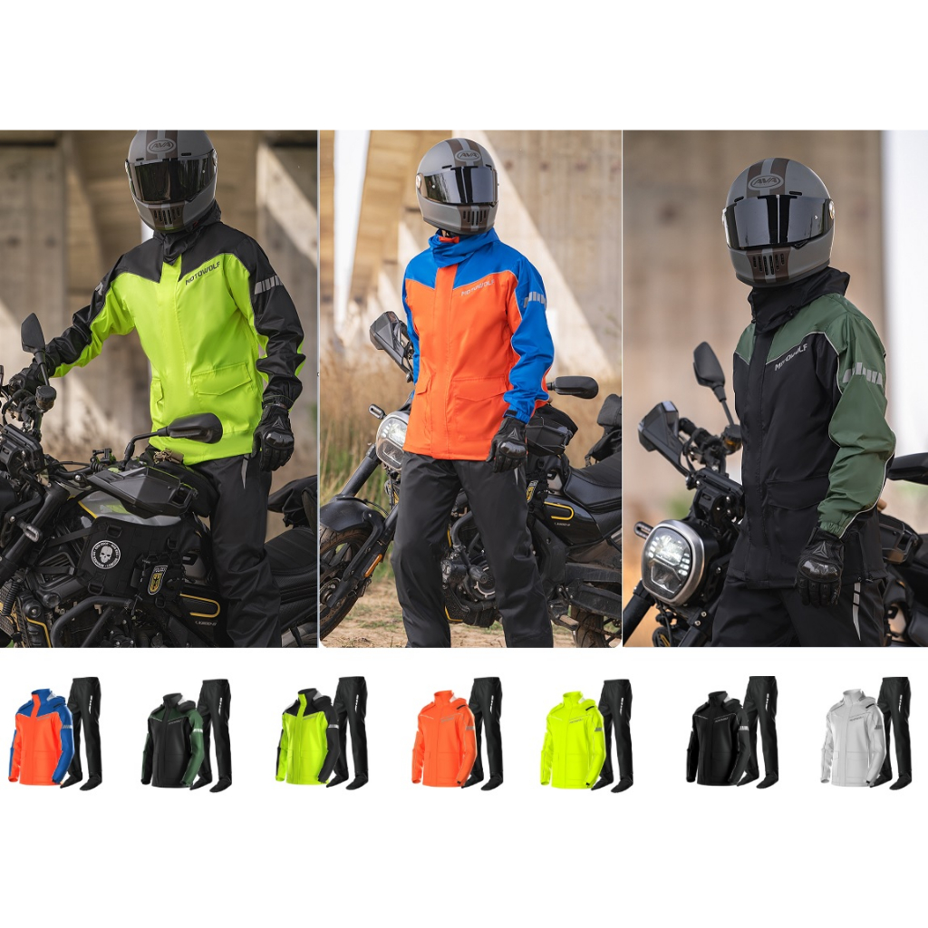 Bộ áo mưa MOTOWOLF MDL0403B - Bộ áo mưa quần áo cao cấp