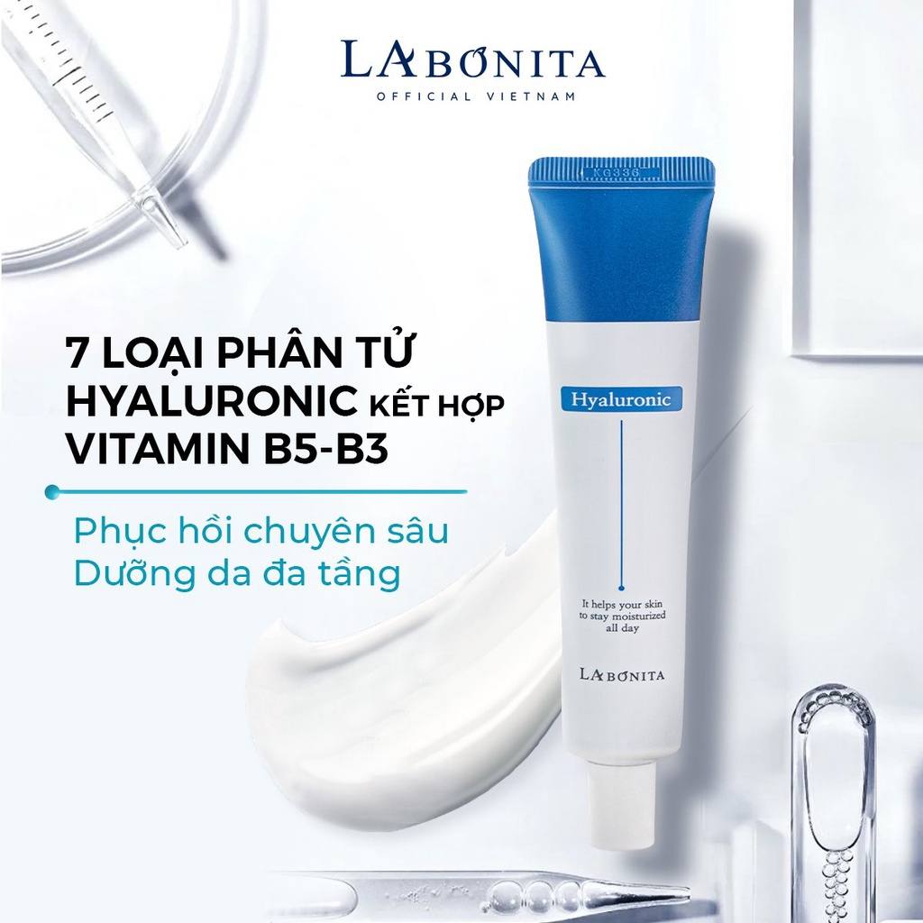 Kem HA dưỡng ẩm sáng da & tăng độ đàn hồi - LA BONITA Vital Hyaluronic Acid Cream 30ml