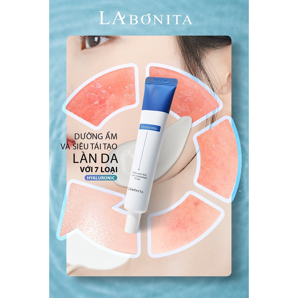Kem HA dưỡng ẩm sáng da & tăng độ đàn hồi - LA BONITA Vital Hyaluronic Acid Cream 30ml