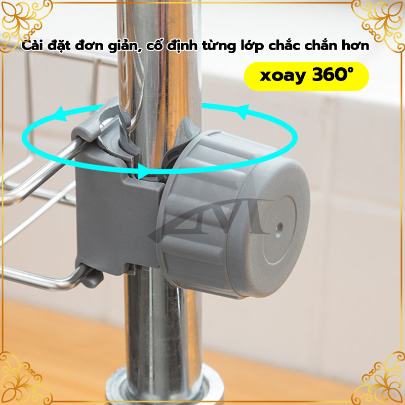 Giá Treo Vòi Inox Đựng Đồ,Giẻ Rửa Chén Bát ,Kệ Gắn Vòi INOX Để Đồ,Gắn Vòi Nước Cho Khu Bếp