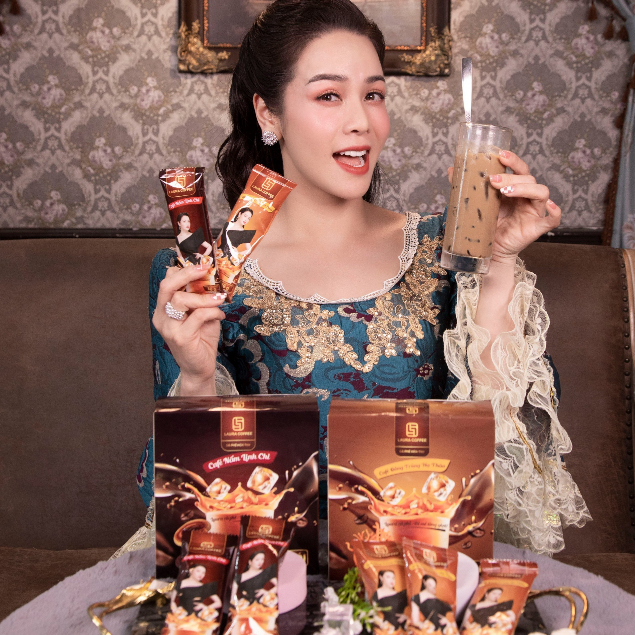 Cà phê nấm linh chi Cà phê đông trùng hạ thảo Laura Sunshine Nhật Kim Anh thơm ngon đậm vị - Laura Coffee