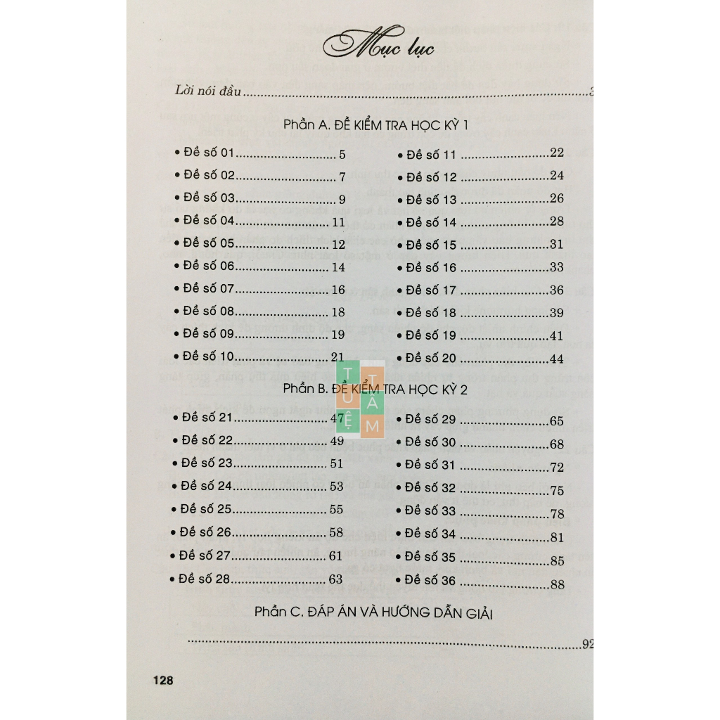 Sách - Đề kiểm tra Khoa học tự nhiên 7