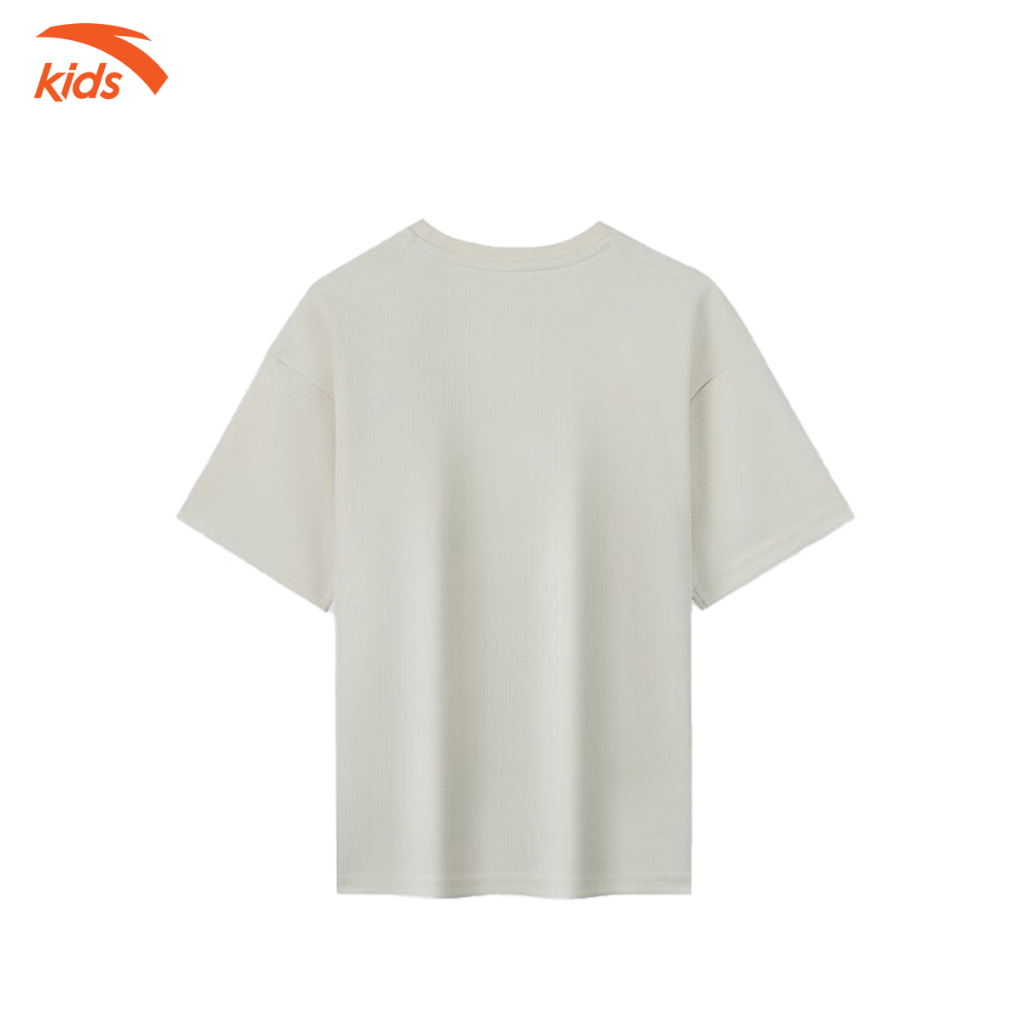 Áo phông thể thao bé trai Anta Kids vải polyester co giãn 4 chiều, thoáng khí W352327141