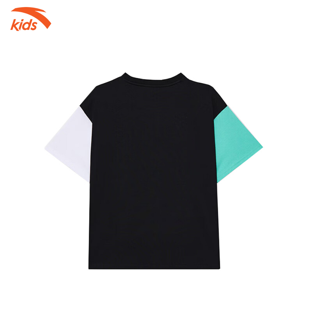 Áo phông thể thao bé trai Anta Kids vải cotton, thoáng khí W352328148