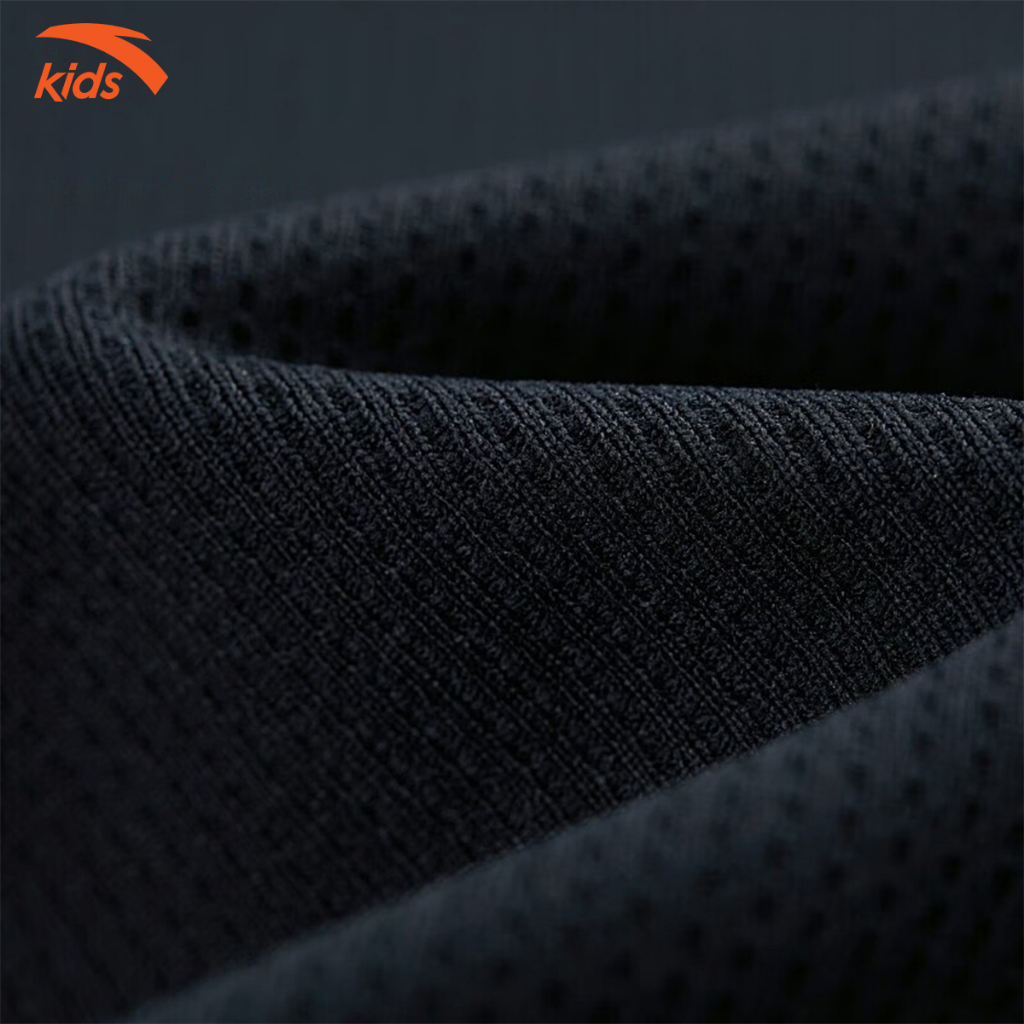 Áo phông thể thao bé trai Anta Kids vải polyester co giãn 4 chiều, thoáng khí W352327141