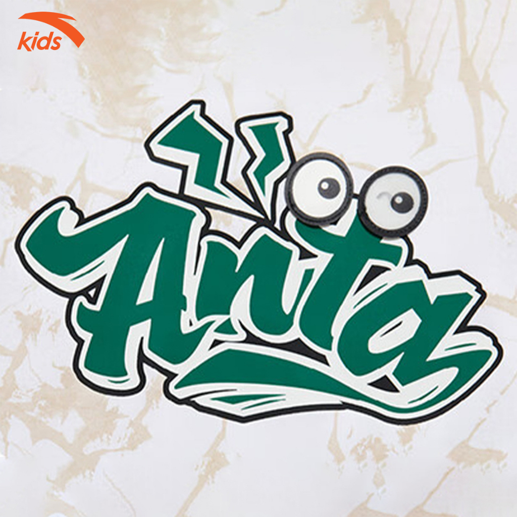 Áo phông thể thao bé trai Anta Kids vải cotton, thoáng khí W352329136
