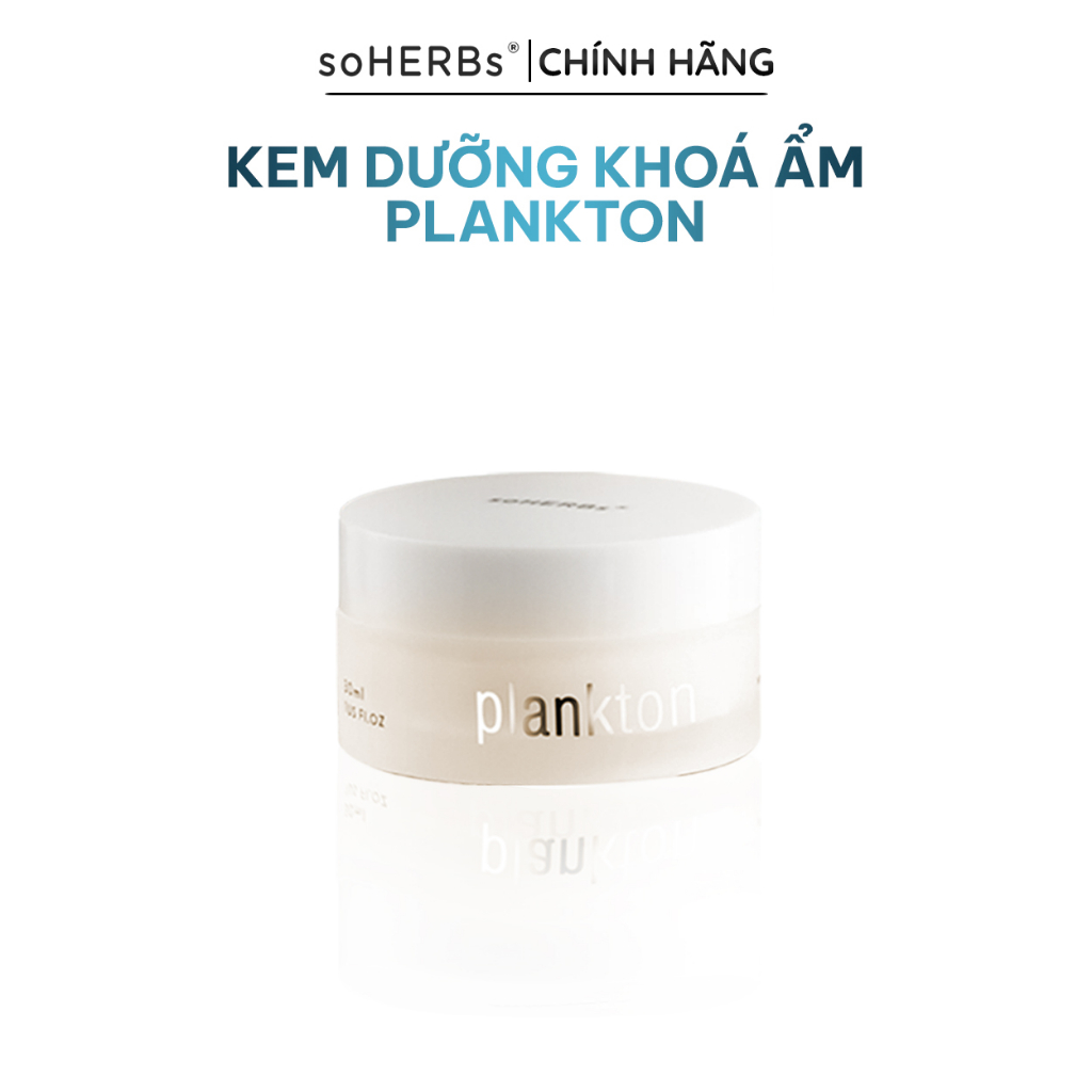 Kem Face Plankton SOHERBs dưỡng trắng da giảm nám, cấp ẩm chống lão hóa 30ml