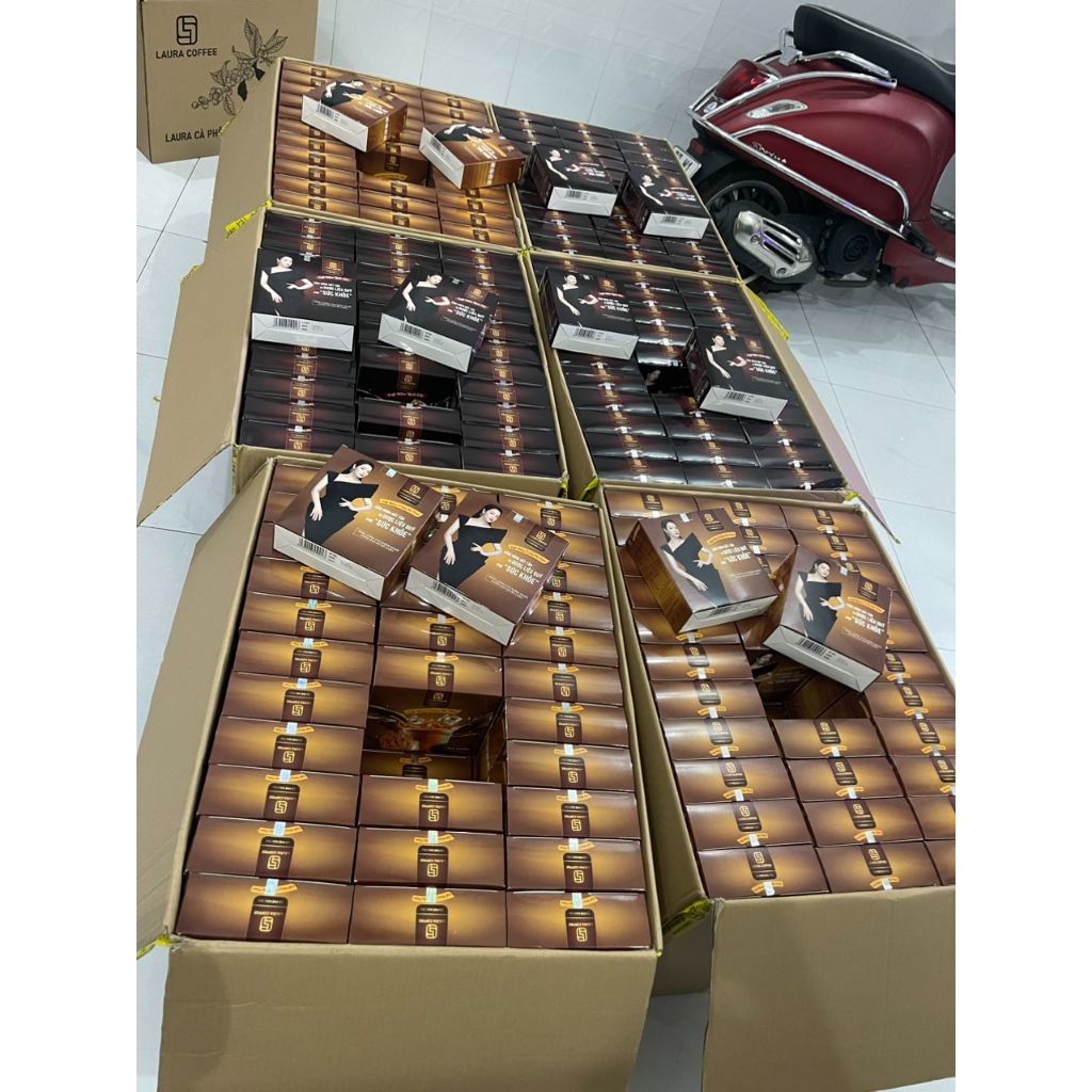 Cà phê đông trùng hạ thảo cà phê nấm linh chi Laura Sunshine Nhật Kim Anh thơm ngon đậm vị hảo hạng