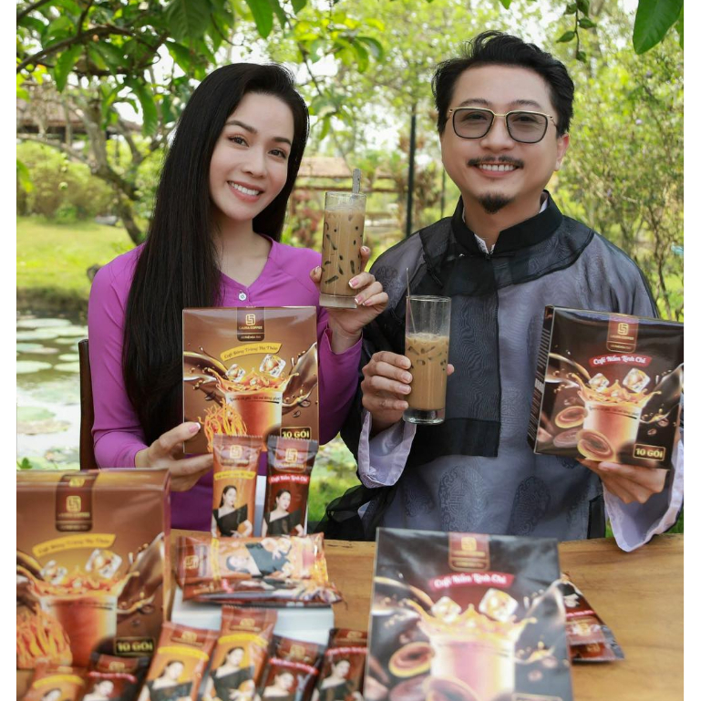 Cà phê đông trùng hạ thảo cà phê nấm linh chi Laura Sunshine Nhật Kim Anh thơm ngon đậm vị hảo hạng