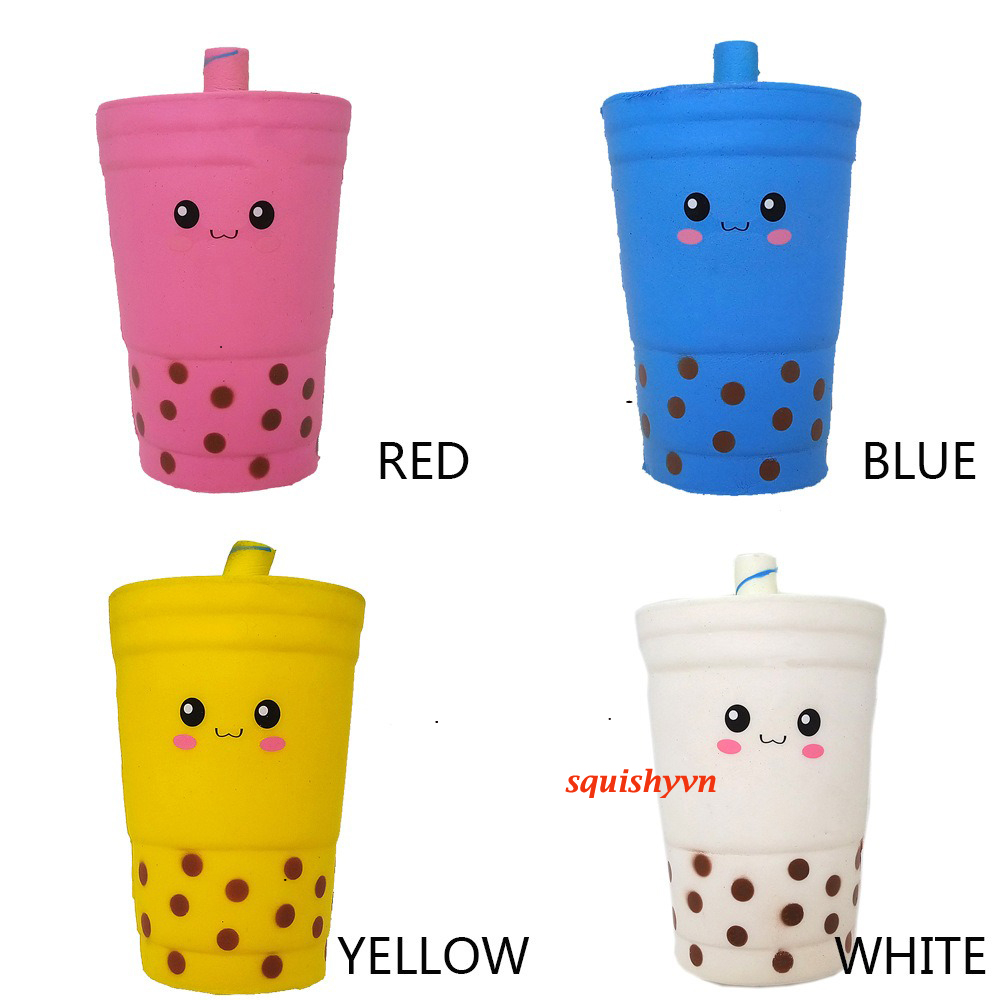 Squishy CỐC TRÀ SỮA mềm dẻo⚡ HOT TREND ⚡ Squishy Mochi Cute, Đồ Chơi Xả Stress Dễ Thương Xua Tan Căng Thẳng slam slime