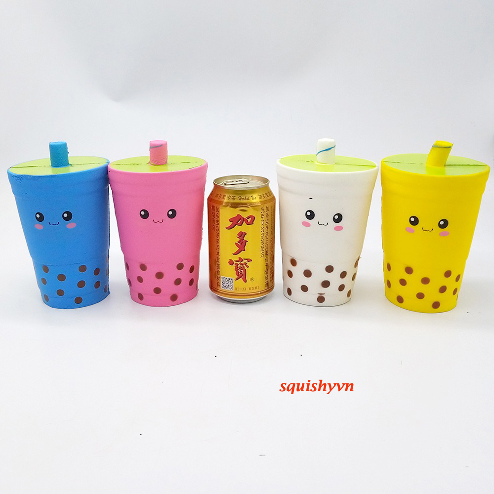 Squishy CỐC TRÀ SỮA mềm dẻo⚡ HOT TREND ⚡ Squishy Mochi Cute, Đồ Chơi Xả Stress Dễ Thương Xua Tan Căng Thẳng slam slime