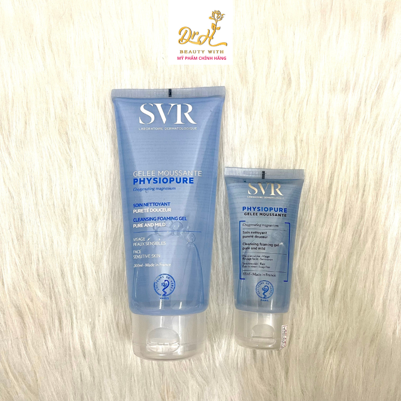 Sữa rửa mặt SVR cho da nhạy cảm SVR Physiopure Gelee moussante