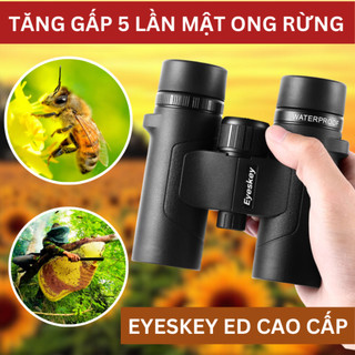 Ống nhòm cao cấp 2 mắt eyeskey 10x42 ED chính hãng quân sự Hyperion mini giá rẻ chuyên dụng săn ong du lịch