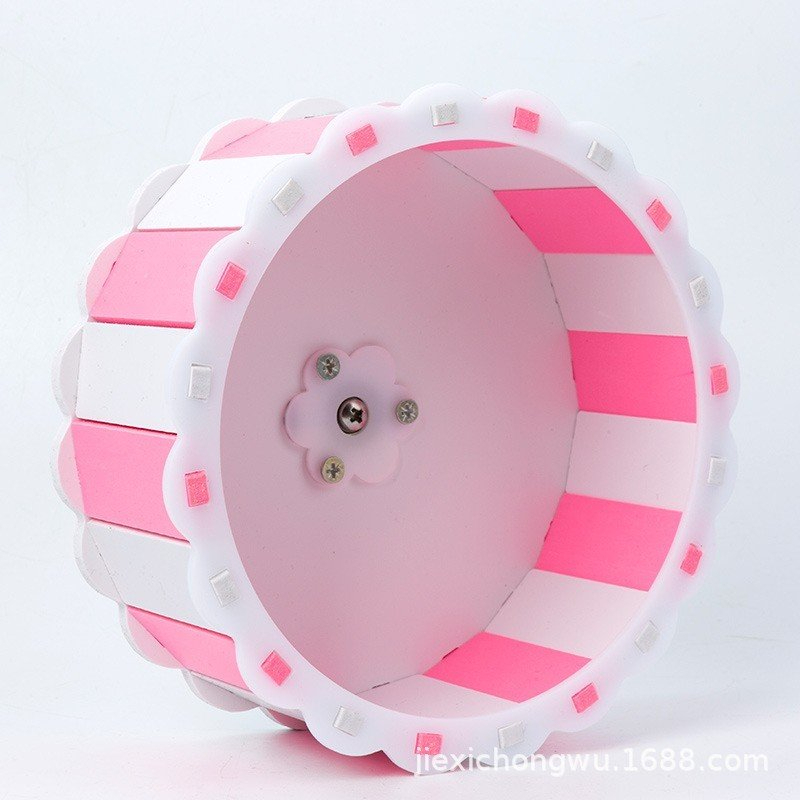 Wheel gỗ màu sắc cho hamster,sóc