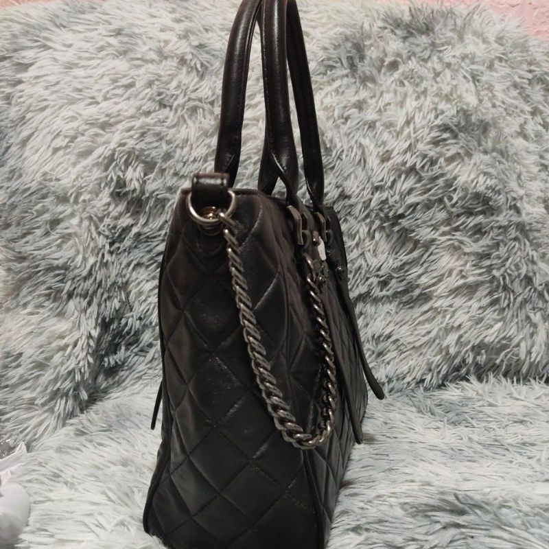 Túi H43 si hiệu CH*N*L chuẩn xịn da dê 30-33cmx25cmx10cm