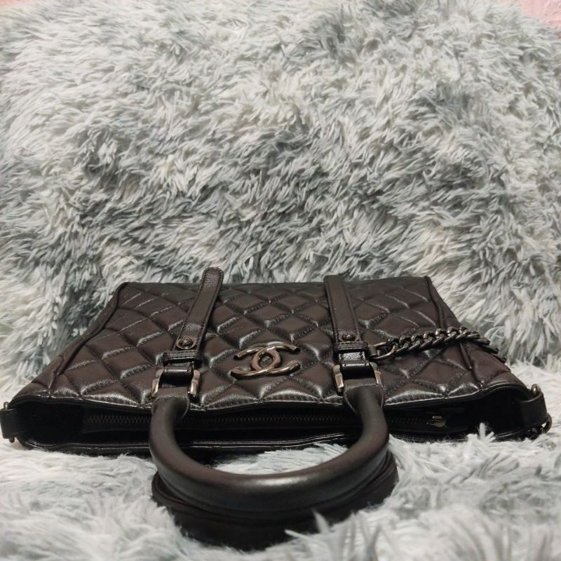 Túi H43 si hiệu CH*N*L chuẩn xịn da dê 30-33cmx25cmx10cm