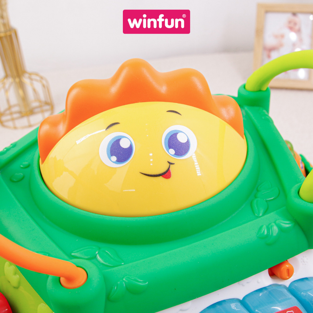Hộp phát nhạc, khối lập phương đồ chơi khám phá khu vườn trên mây Winfun 0631-NL - cho bé từ 6 tháng trở lên
