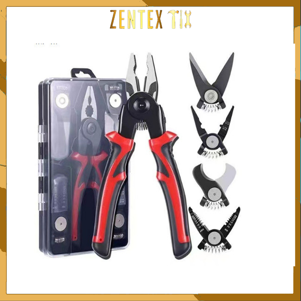 Kìm đa năng Zentex 5 đầu thay thế thép cao cấp