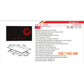 BẾP ĐIỆN TỪ KAFF KF-IG3001IH