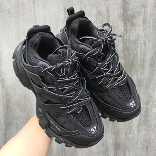 GIÀY THỂ THAO SNEAKER NAM NỮ năng động cá tính dành cho thanh niên màu full đen có phản quang