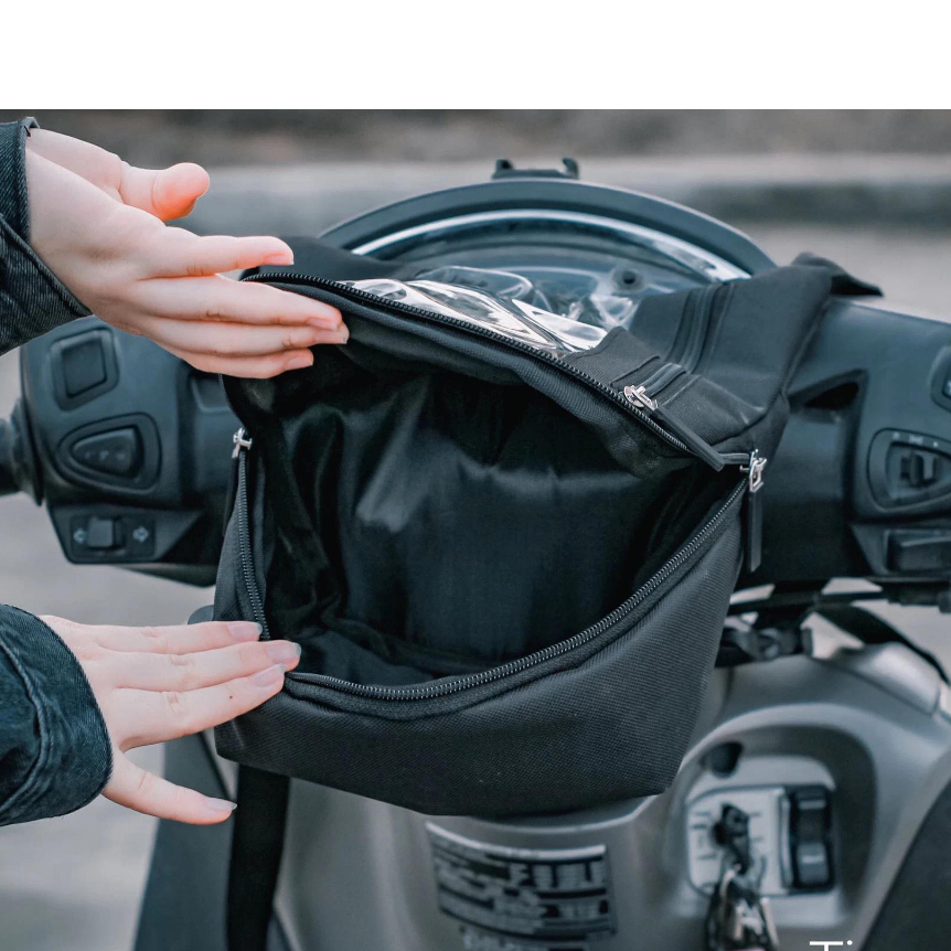 Túi treo đầu xe máy xem điện thoại tiện lợi cho grab shiper