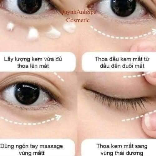 Kem Giảm Thâm Mắt LJGO Snail Wrinkle Care Cha Skin Eye Cream - 40g