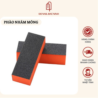 Phao nhám móng tay loại xịn, bufer chà nhám chuyên dụng nghành nail - phào cam