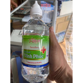 nước muối sinh lí vĩnh phúc 500ml,1000ml