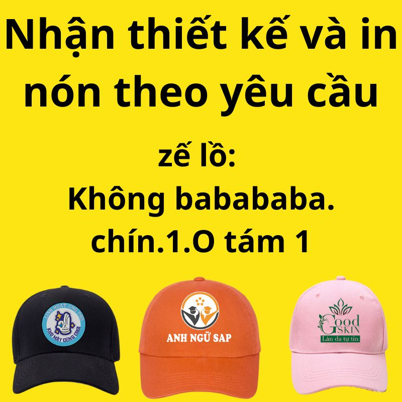 Nón Kết Trơn, Mũ Lưỡi Trai Trơn Basic Nhiều Màu Chất Vải Poly Thoáng Mát Khóa Dán Form Đẹp