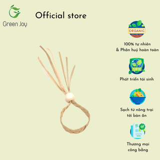 Vòng quấn khăn cỏ bàng Green Joy (Combo 10 cái)