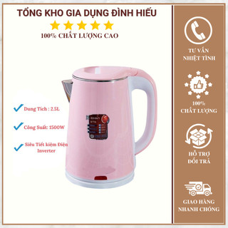 Ấm siêu tốc bền đẹp hàng thái lan loại tốt siêu tiện lợi - 2,5 lít