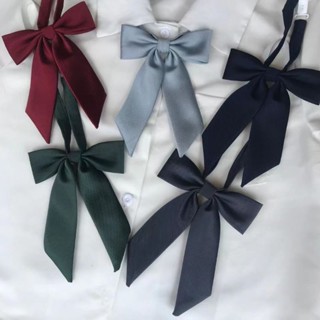 Cà Vạt Nơ Màu Trơn Đồng Phục Đi Học / Đám Cưới Cho Nữ