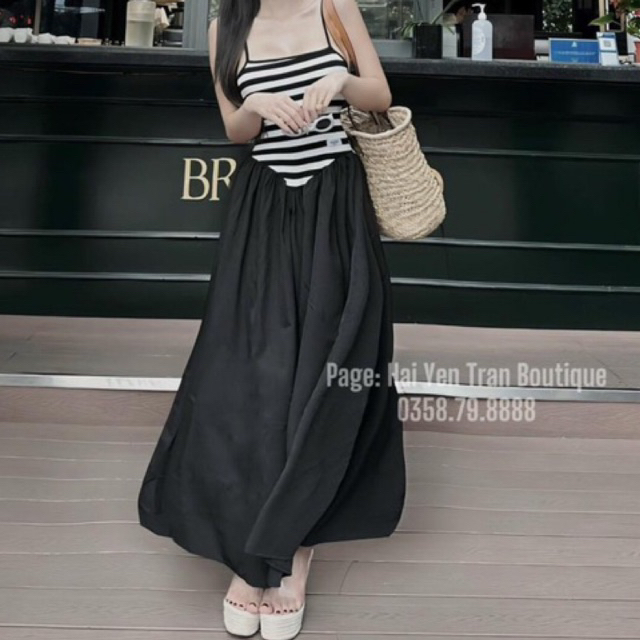 Váy 2 dây váy đi biển váy dạo phố