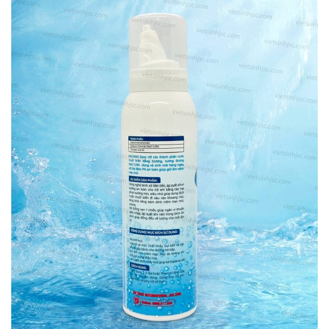 Dung dịch vệ sinh mũi Saltmax spay  vệ sinh sạch mũi hàng ngày
