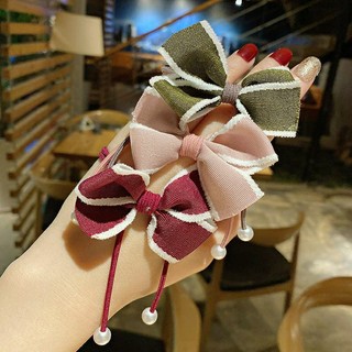 dây buộc tóc cột tóc nơ 2 hạt