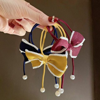 dây buộc tóc cột tóc nơ 2 hạt